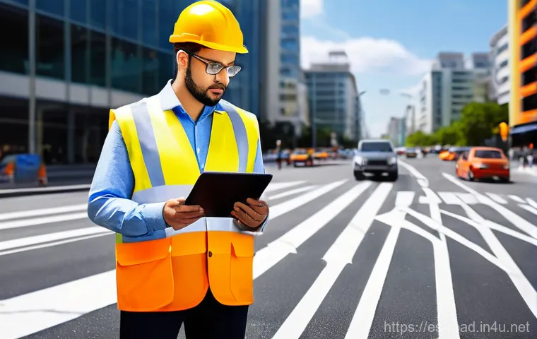 도로교통사와 교통관리사 차이 - **Prompt 1: The Traffic Engineer at Work**
"A detailed, realistic image of a male traffic engine...