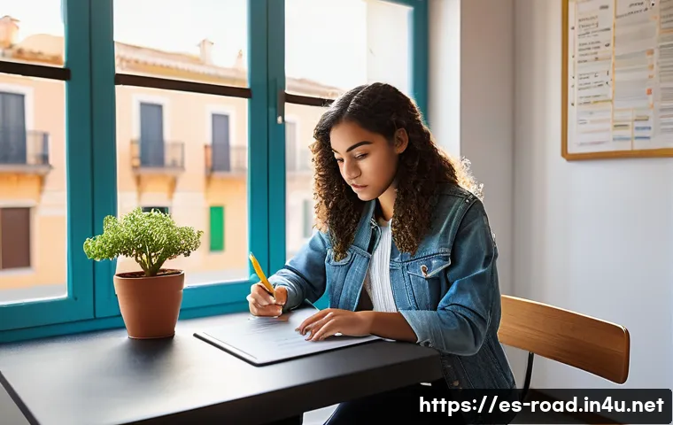 도로교통사 시험 준비를 위한 학습 방법 추천 - **Prompt:** A young adult (18-25 years old, of Spanish ethnicity) with a determined yet relaxed expr...