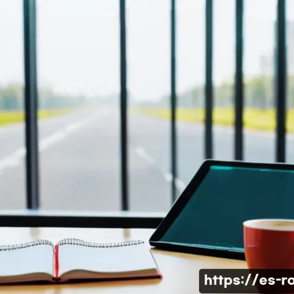 도로교통사 필기시험 대비 암기법 - **Prompt 1: Focused Digital Study Session**
A young adult, approximately 20 years old, with a de...